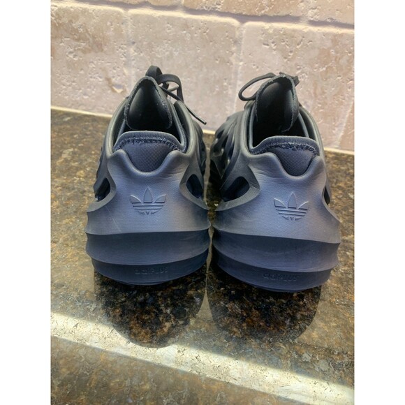 adidas adiFOM Q Yeezy Foam Runner Sneakers Black Carbon Gray M 5 W 7 EUC - Picture 5 of 12